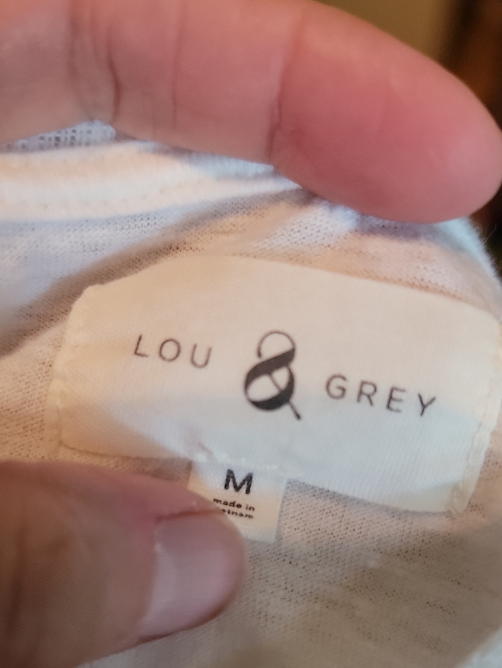 Lou & Grey Light Blue and White Striped Boatneck Tee - Picture 6 of 6